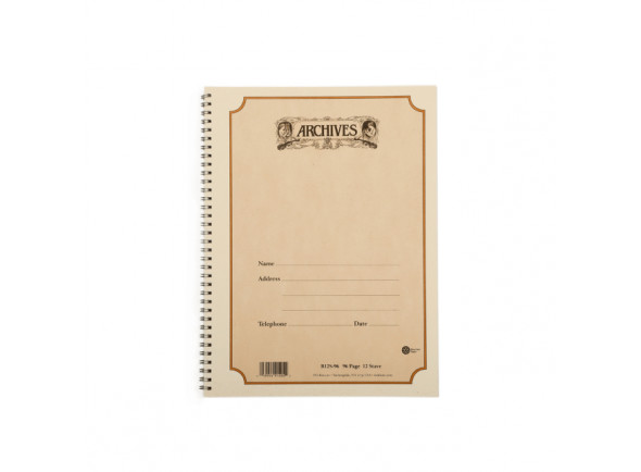 D´Addario  Caderno Pautado Espiral Archives Manuscript B6S-64